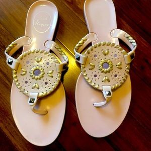 Jack Rogers Georgica jelly sandals pink size 7